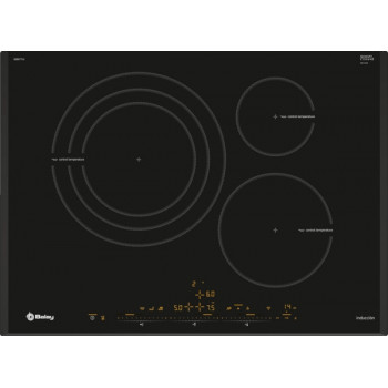 Placa de inducción Balay 3EB977LV , 70 cm , Negro