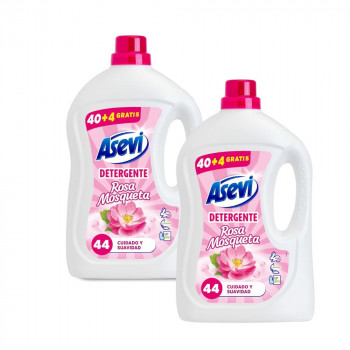 Pack 2- Detergente Asevi Rosa Mosqueta- 40 + 4 gratis