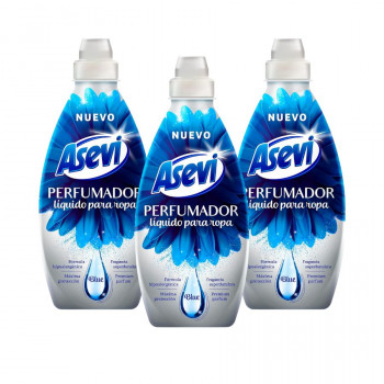 Pack 3- Perfumador para ropa Asevi Blue 36 dosis (Total:...