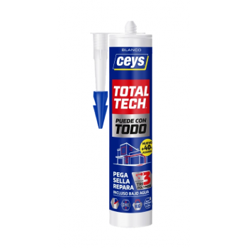 Adhesivo sellador Totaltech Blanco 290 ml Ceys