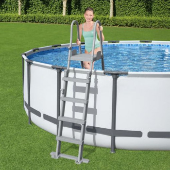 Escalera para piscinas de hasta 132 cm de altura con...