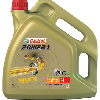 Aceite / Spray Castrol Power 1 4T 4L 15W-50