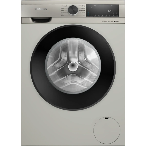 Lavadora Siemens WG56G2ZXES iQ500 de carga frontal 10 kg 1600 r.p.m., Acero antihuellas
