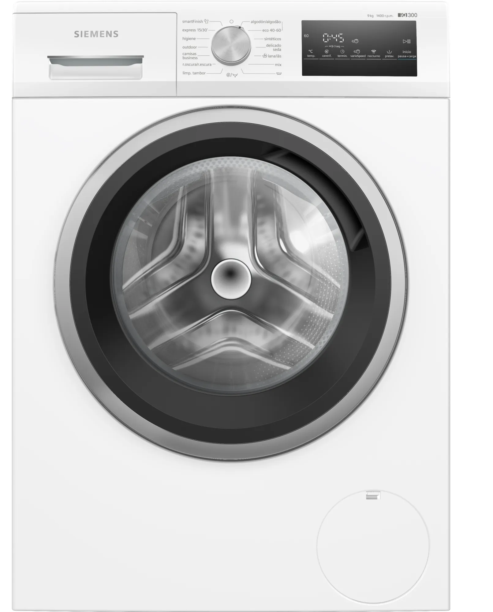 Lavadora Siemens WM14N290EP iQ300 de carga frontal 9 kg 1400 r.p.m.