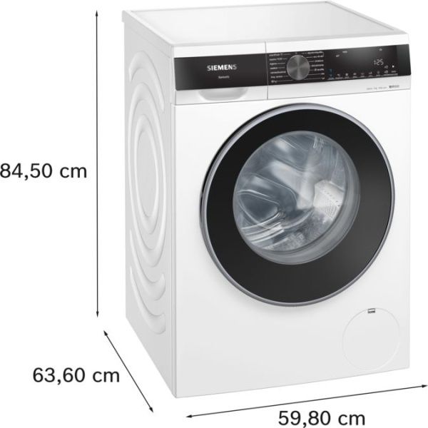 Lavadora Siemens WG44G2F1ES iQ500 - Lavadora de carga frontal - 9 kg - 1400 r.p.m. - Imagen 3