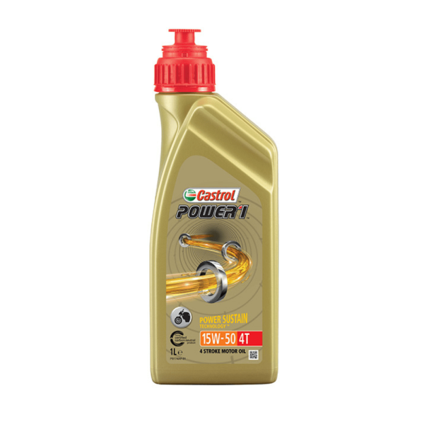 Aceite castrol 15W50 4T 1lt Power Sustain