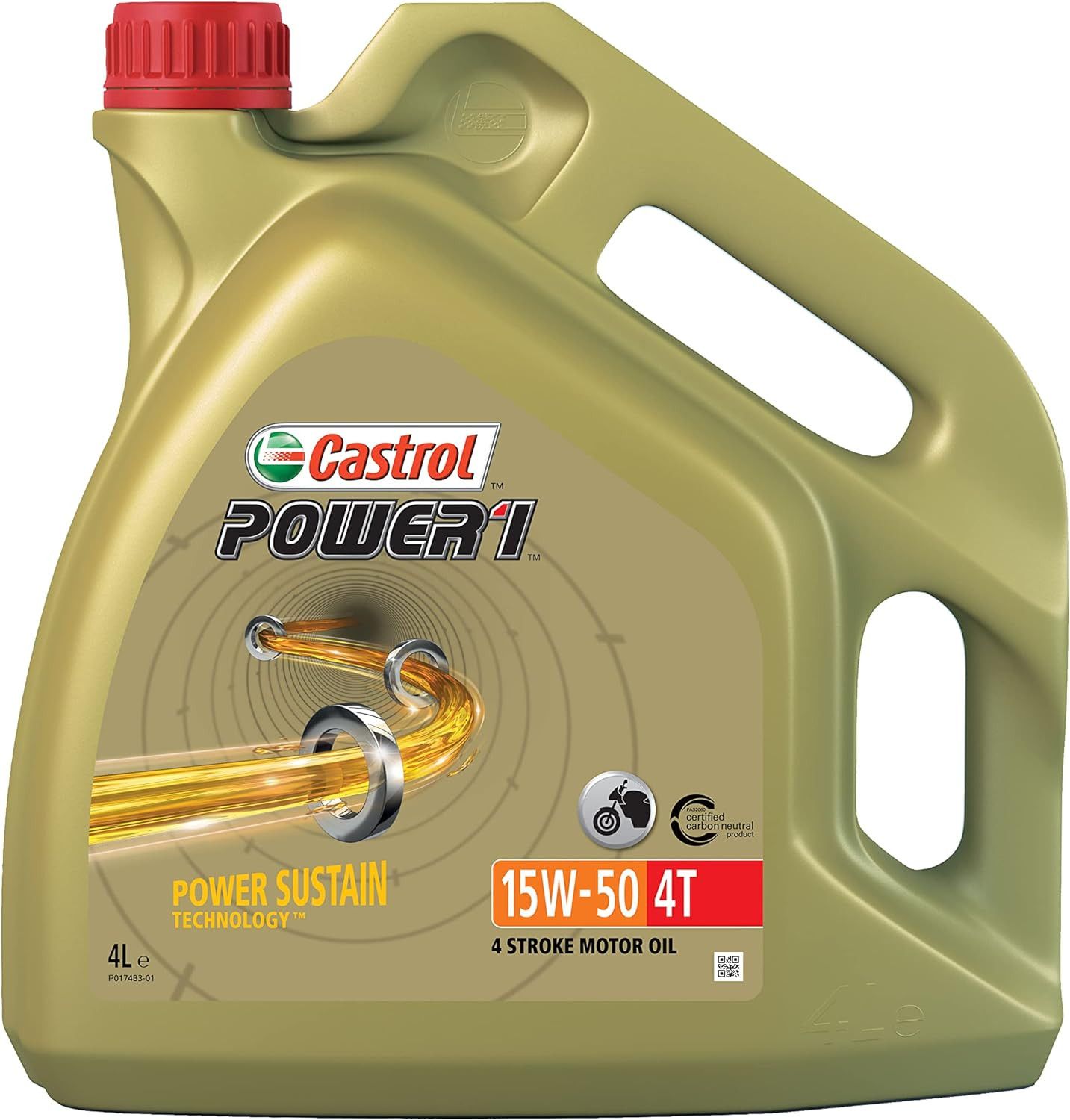 Aceite / Spray Castrol Power 1 4T 4L 15W-50