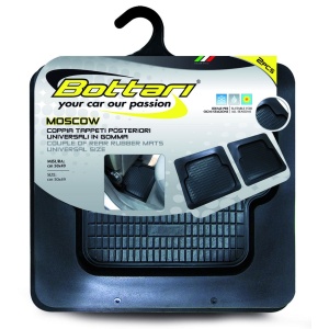 Alfombras goma 2 plazas traseras 14016