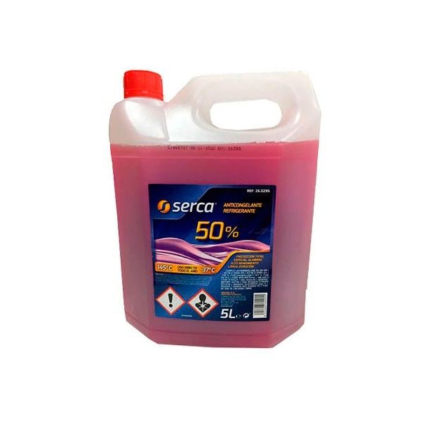 Anticongelante SERCA 50% - Long Life 5L