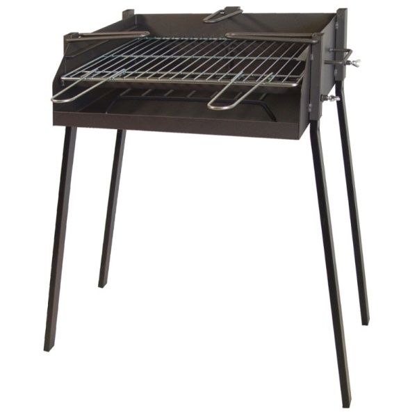 Barbacoa cuadrada con soporte para paella Imex