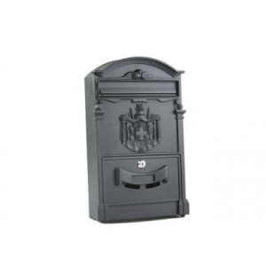 Buzón aluminio negro 12212