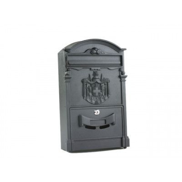 Buzón aluminio negro 12212