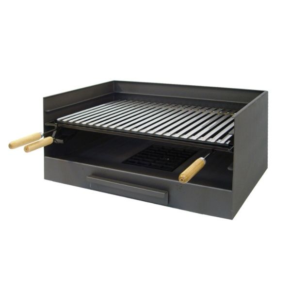 Cajón para barbacoa con parrilla inoxidable Imex