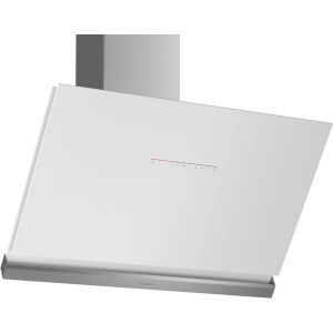 Campana decorativa de pared Bosch DWK98PR20 , 90 cm , Cristal Blanco