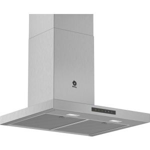 Campana decorativa de pared box Balay 3BC967GX,  60 cm, Acero inoxidable