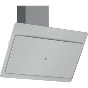 Campana decorativa de pared inclinada Balay 3BC587GB, 80 cm, Cristal blanco