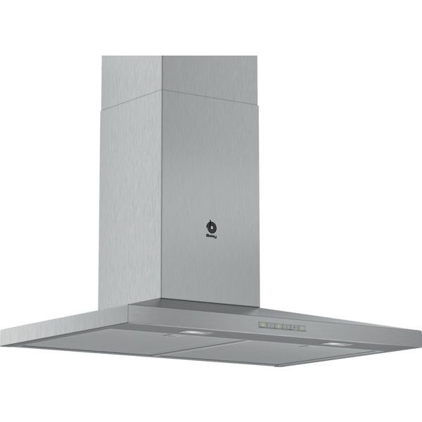 Campana decorativa de pared piramidal Balay 3BC677EX, 75 cm, Acero inoxidable