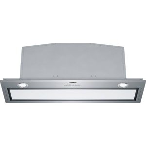 Campana Siemens LB89585M iQ700, Módulo de integración, 86 cm, Cristal blanco