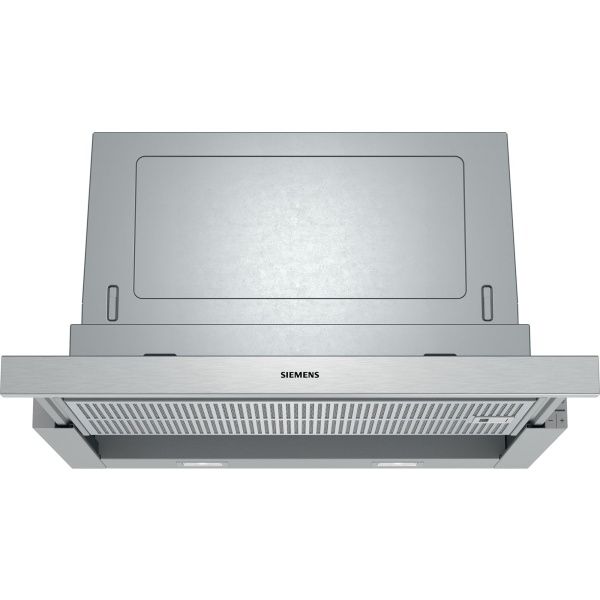 Campana Siemens LI67SA531 iQ300, Telescopica 60 cm Plata Metalizado