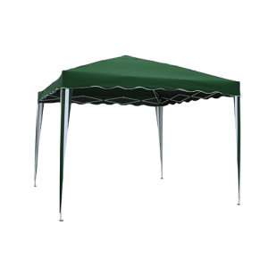 Cenador verde acero plegable- 3 X 3