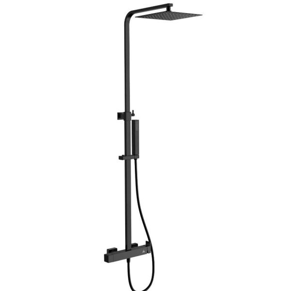 Columna ducha monomando Aquassent GRECIA , Negro