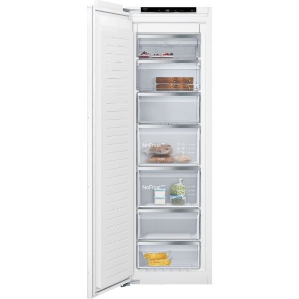 Congelador IQ500 Siemens GI81NACE0 , 177.2 x 55.8 cm , Cierre SoftClose