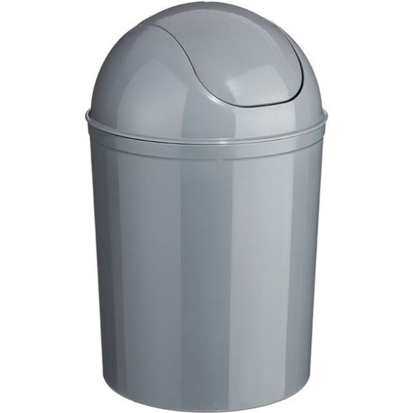 Cubo de basura color gris 7 litros 7707