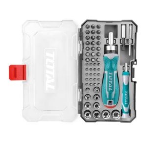 Destornillador con juego de puntas y vasos TACSD30556 Total