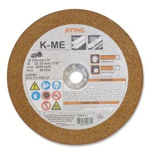Disco de resina para tronzadora acero Ø230 mm K-ME STIHL