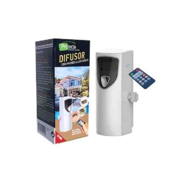 Dispensador automático para insecticida aerosol- Interior y exterior-Protecta