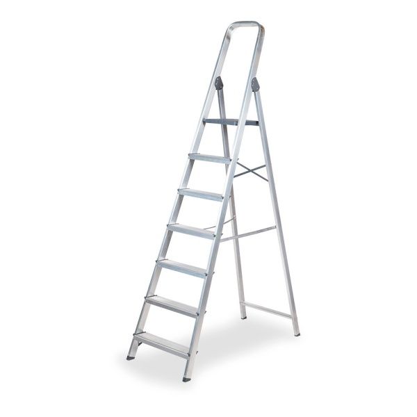 Escalera domestica aluminio 7 peldaños EDM