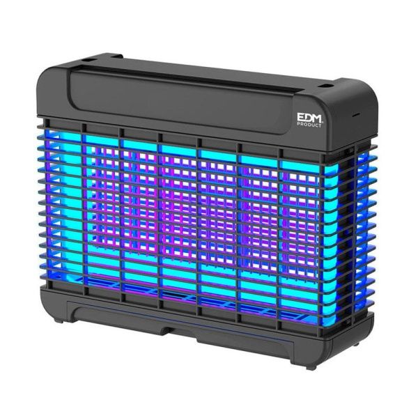 Exterminador de insectos profesional electrónico con led 10W/150m2/negro- Edm