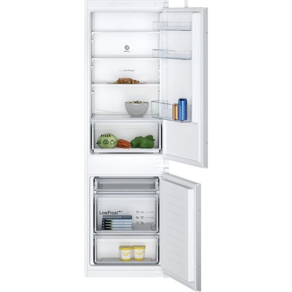 Frigorífico combi integrable Balay 3KIE711S , 177.2 x 54.1 cm , Sistema de integración de puerta deslizante