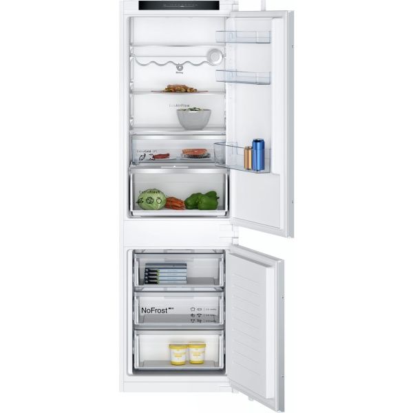 Frigorífico combi integrable Balay 3KIE734F , 177.2 x 54.1 cm , Sistema de integración de puerta deslizante