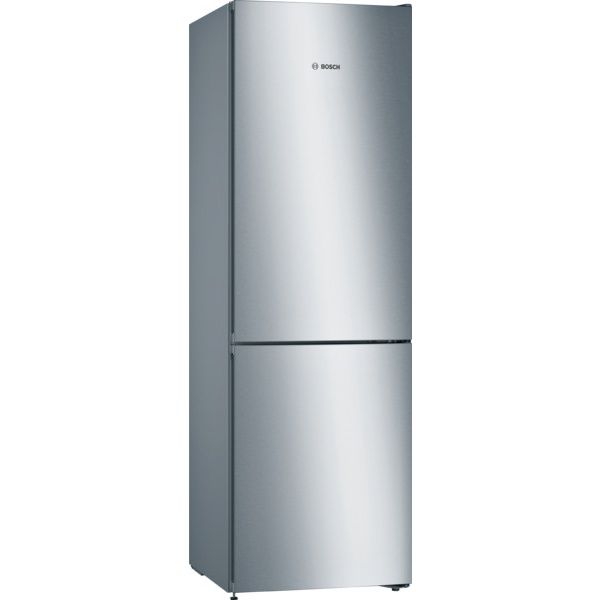 Frigorífico Combinado KGN36VIEA Bosch Serie 4 186 x 60 cm Acero Inoxidable Antihuellas