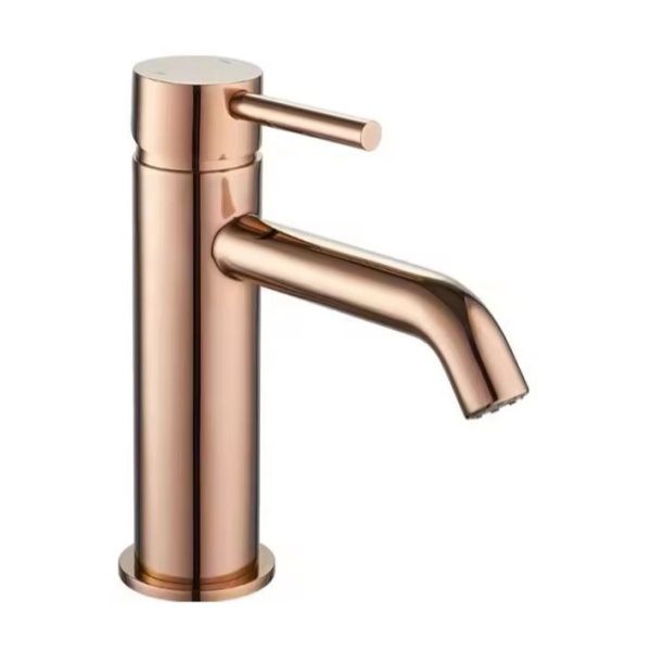 Grifo lavabo bajo Aquassent LIKE , Oro rosa