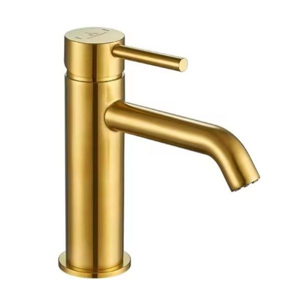 Grifo lavabo bajo Aquassent LIKE , Oro titanio