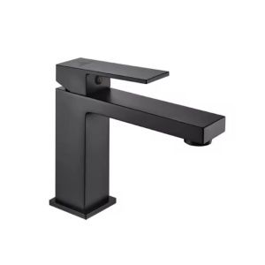 Grifo Lavabo bajo Monomando Aquassent LUXOR , Negro