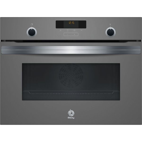 Horno compacto Balay 3CB5151A2 , 60 x 45 cm , Cristal gris antracita