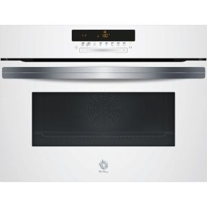 Horno compacto pirolítico Balay 3CB5878B6 , 60 x 45 cm , Cristal blanco