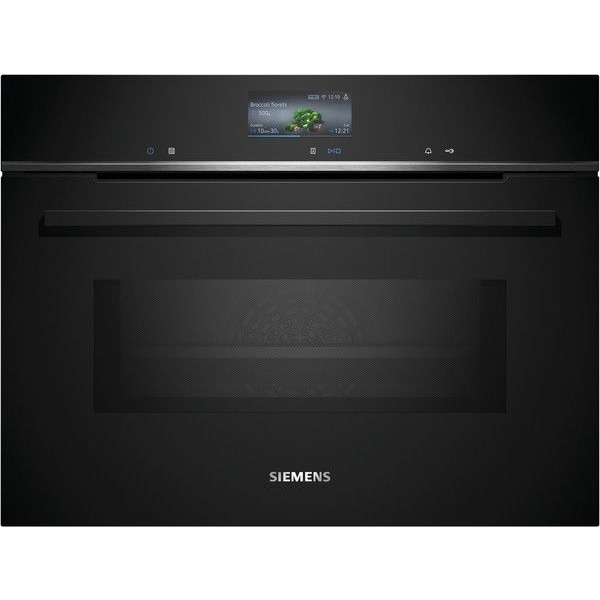 Horno con microondas Siemens IQ700 CM776GKB1, 60 x 45 cm , Negro.