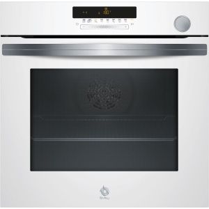 Horno con vapor Balay 3HA5178B6 , 60 x 60 cm , Cristal blanco