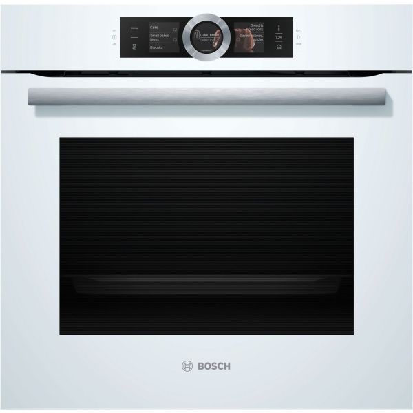 Horno con vapor Bosch HSG636BW1 60 x 60 Blanco