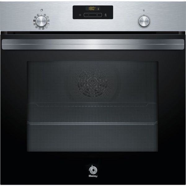 Horno con vapor pirolítico Balay 3HA4741X2 , 60 x 60 cm , Acero inoxidable