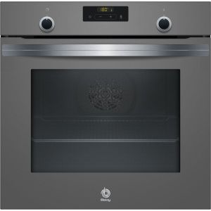 Horno con vapor pirolítico Balay 3HA5748A2 , 60 x 60 cm , Cristal gris antracita