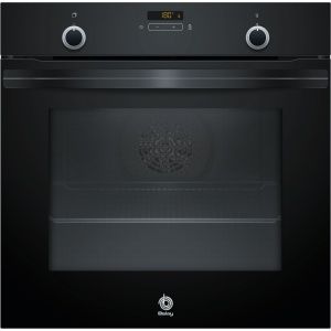 Horno con vapor pirolítico Balay 3HA5748N2 , 60 x 60 cm , Cristal negro