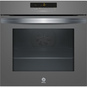 Horno pirolítico Balay 3HB5888A6 , 60 x 60 cm , Cristal gris antracita