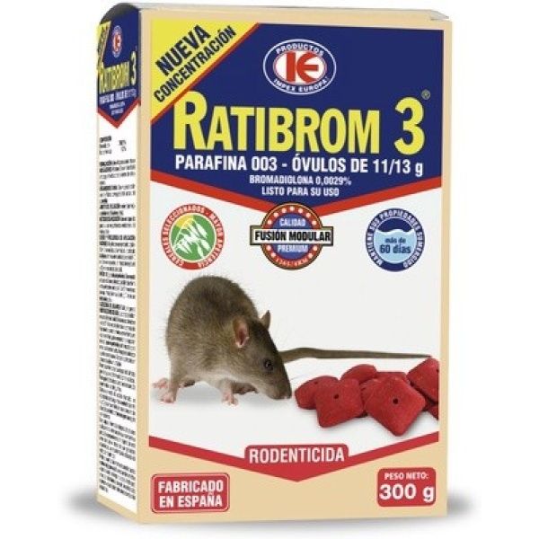 Impex Europa Ratribrom3 Raticida 300gr