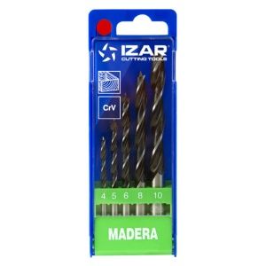 Juego de brocas CRV para madera Izar