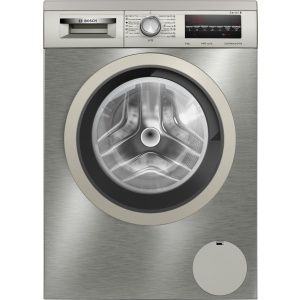 Lavadora de carga frontal Bosch WUU28T8XES , 8 kg , 1400 r.p.m. , Acero inoxidable